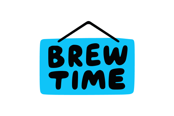 Brew Time Coffee Break Signboard