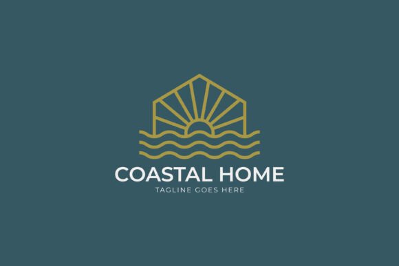 Coastal Home Logo Business Real Estate
