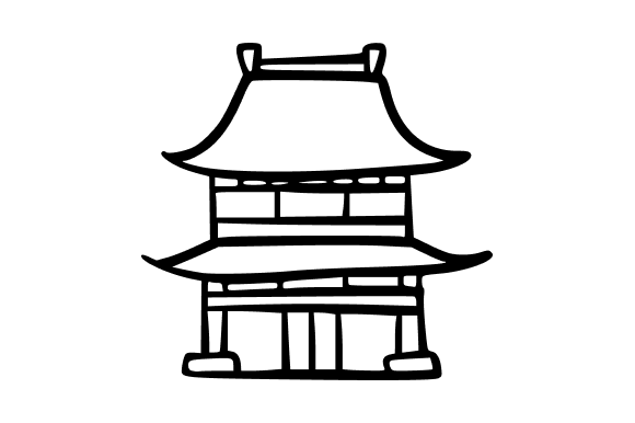 Exploring the Beauty of Outline Ancient Japanese Temple