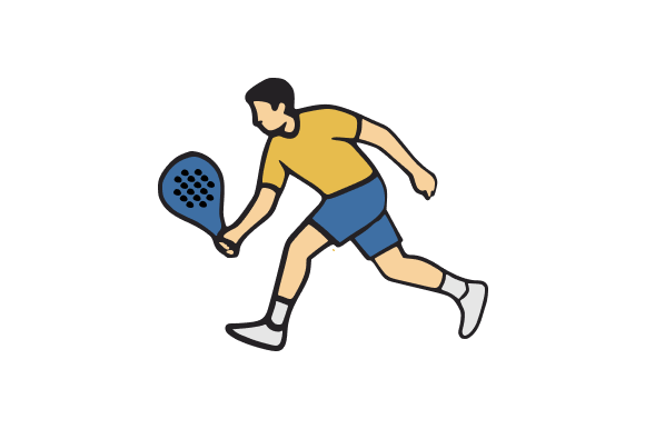 Padel Player Ready to Play