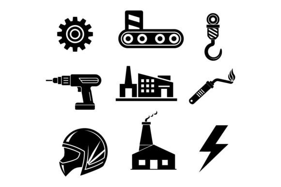 Power Up Your Projects with the Energy and Industry Icons Set