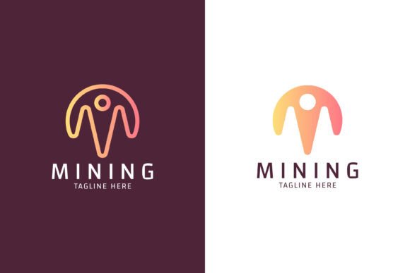 Revitalize Your Corporate Image with the Abstract Letter M Logo for the Mining Industry