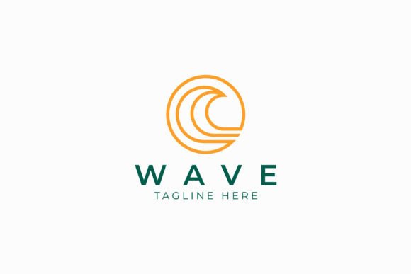 Revitalize Your Corporate Image with the Wave Logo Icon Sea Linear Ocean Travel