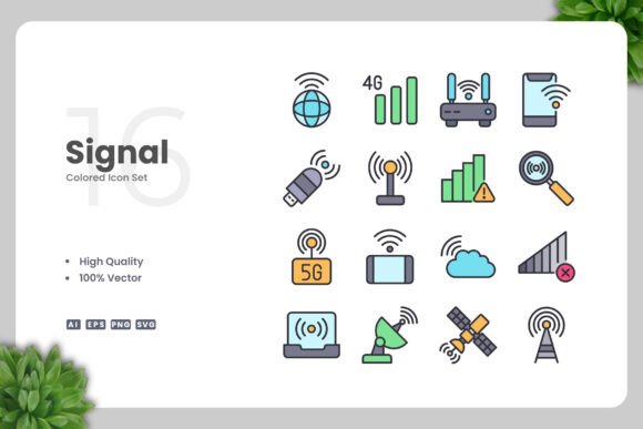 Signal Colored Icons: A Versatile Design Solution for Modern Creatives