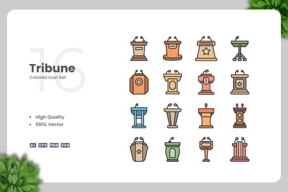 Tribune Colored Icons: A Versatile Design Resource for Modern Projects