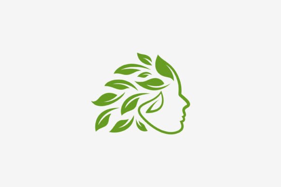Veggie Farmer Abstract Illustration Logo